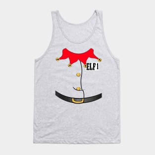 Christmas Family "Elf 1" Photo Design Shirt Tank Top